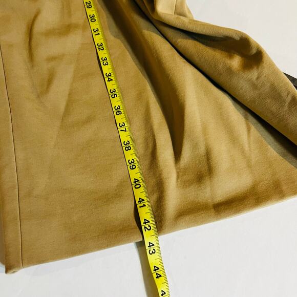 Jason Wu Sleeveless Draped Detail Sheath Dress Size 10 Tan - Picture 7 of 8